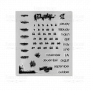 Zestaw stempli silikonowych №69 "Kalendarz-2", 56szt 