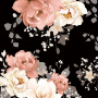 Doppelseitiges Scrapbooking-Papierset Miracle Flowers, 20 cm x 20 cm, 10 Blätter
