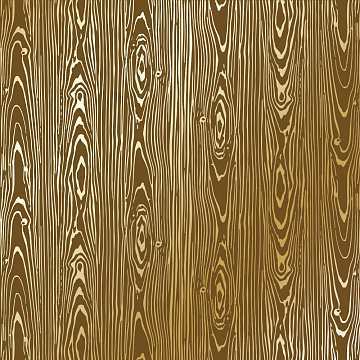 Sheet of single-sided paper with gold foil embossing, pattern Golden Wood Texture, color Milk chocolate, 12"x12"