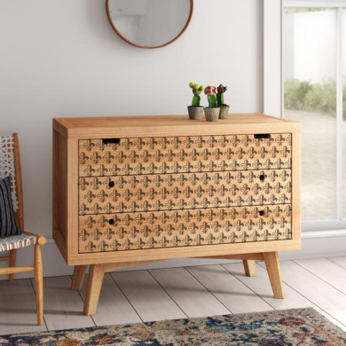 трафарет многоразовый xl (30х30см), геральдическая лилия #097 фабрика декору - 2