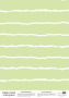 Deco vellum colored sheet Boho stripes on a light green, A3 (11,7" х 16,5")