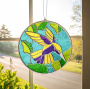 Art Stained Glass Kit "Tropics", for painting by numbers - 0