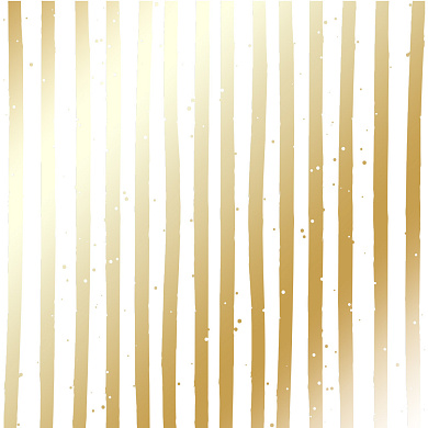 лист односторонней бумаги с фольгированием, дизайн golden stripes white, 30,5см х 30,5 см