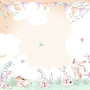 Sheet of double-sided paper for scrapbooking Sweet bunny  #44-02 12"x12"