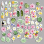 Set of die cuts Wild Tropics, 54 pcs - 1