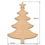  Art board New year tree 28,5х40 cm - 0