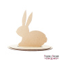 Rohling für Dekoration "Bunny" #250