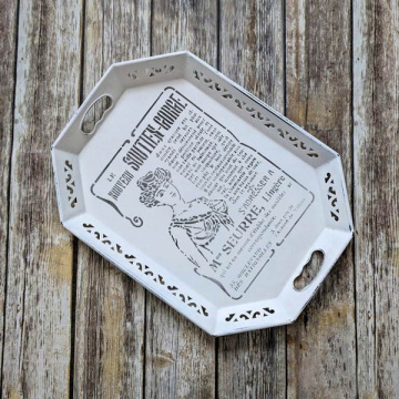 Stencil for decoration XL size (30*21cm), Vintage ad #083 - 2