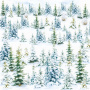 Double-sided scrapbooking paper set Country winter 12"x12", 10 sheets - 6