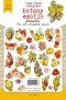 Set of die cuts Botany exotic fruits, 54 pcs - 0