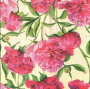 Decoupage napkin "Peonies"