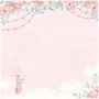 Double-sided scrapbooking paper set  Dreamy baby girl 8"x8", 10 sheets - 2