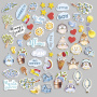 Set of die cuts  Cutie sparrow boy, 56 pcs - 1