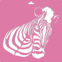 Szablon uniwersalny XL, 30x30cm, Zebra, #218