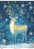 Decoupage Card Deer in Night Forest, #0901, 29.7x42cm Decoupage Card Deer in Night Forest, #0901, 29.7x42cm