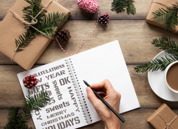 Stencil for crafts 15x20cm "Winter text" #201 - 2 Stencil for crafts 15x20cm "Winter text" #201 - 2