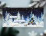 DIY kit for making 2 greeting cards on stands "Winter Tales", 20 cm x 10 cm - 1