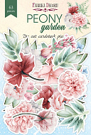 набор высечек, коллекция peony garden, 63 шт