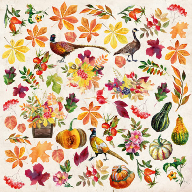 коллекция бумаги для скрапбукинга botany autumn redesign, 30,5 x 30,5 см, 10 листов - 2 коллекция бумаги для скрапбукинга botany autumn redesign, 30,5 x 30,5 см, 10 листов - 2