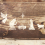Schablone für Dekoration XL-Größe (30*30cm), Die Geburt von Jesus, #243