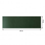 Piece of PU leather Dark green, size 50cm x 15cm - 0