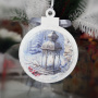 DIY wooden set “Winter Forest” for making 3 Christmas tree decorations, #052 - 2