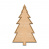  Art board Pine tree 23х39 cm