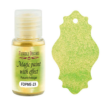 Sucha farba Magic paint z efektem Jesienne liście, 15 ml