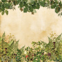 Doppelseitiges Scrapbooking-Papierset Summer botanical story, 20 cm x 20 cm, 10 Blätter