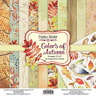 набор скрапбумаги colors of autumn 30,5x30,5 см 10 листов