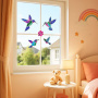 Art Stained Glass Kit "Hummingbirds", for painting by numbers - 0