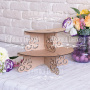 Cupcake stand "Semicircle openwork-3" #069 - 0