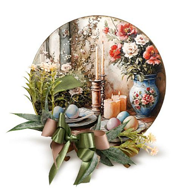Интерьерная декоративная композиция «Пасхальный натюрморт», #07