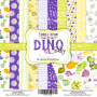 Doppelseitig Scrapbooking Papiere Satz Dino Baby, 30.5 cm x 30.5cm, 10 Blätter