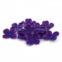 Цветочки плоские фиолетовые 50мм, 10 шт
