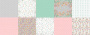 Double-sided scrapbooking paper set Scent of spring 8"x8", 10 sheets - 0