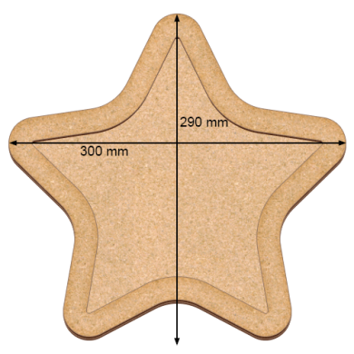 Art board Star, 30cm х 29cm - 2