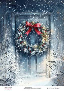 Decoupage card «Christmas Tale» #000829, 21cm x 29,7cm