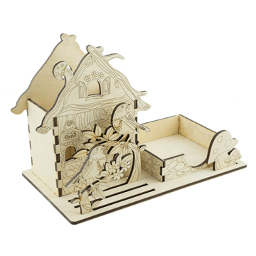 Desk organizer DIY kit "House in the forest", #01 - 2
