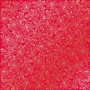 Sheet of single-sided paper with gold foil embossing, pattern Golden Poinsettia Poppy red, 12"x12"