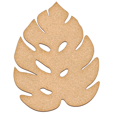 Art board Monstera Leaf, 23,5cm х 30cm