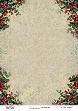 Decoupage-Karte #0548, 21x29,7 cm