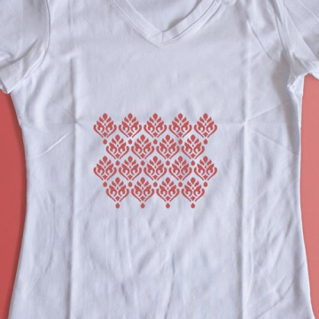 Stencil for crafts 15x20cm "Damask ornament 1" #275 - 2 Stencil for crafts 15x20cm "Damask ornament 1" #275 - 2