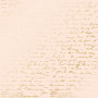 Einseitig bedruckter Papierbogen mit Goldfolienprägung, Muster "Goldener Text Beige"