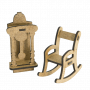 Figurki 3D do dekoracji domków dla lalek lub shadow boxów, Zestaw #56