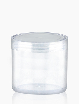 Plastic Jar 20 ml, transparent, with screw cap