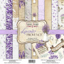 Doppelseitig Scrapbooking Papiere Satz Lavendel Provence, 30.5 cm x 30.5cm, 10 Blätter