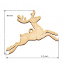 Figurine for painting and decorating #416 "Deer 2" - 0
