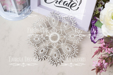  Набор чипбордов "Ажурная салфетка 11" color_Milk - 2