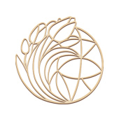 заготовка для витражной живописи "букет тюльпанов", #05 заготовка для витражной живописи "букет тюльпанов", #05